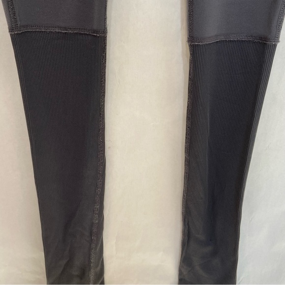 PURE BARRE BY SPLITS 59 GRAY LEG WARMER RIBBED LEGGINGS - Picture 7 of 16